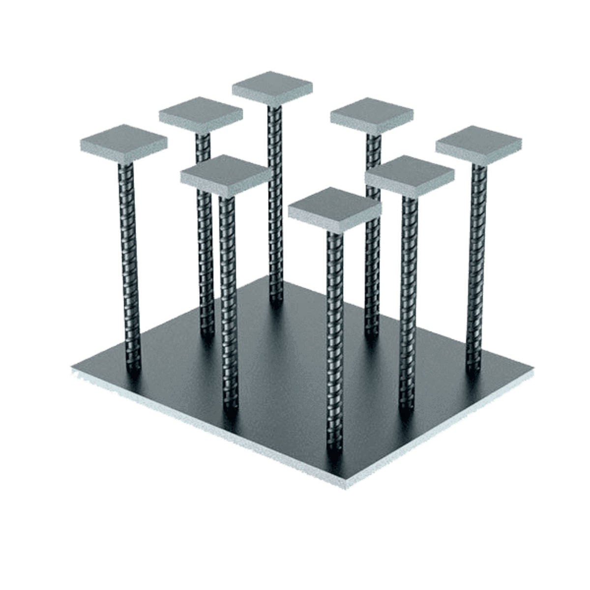 Закладная из арматуры для столбов 82 фото
